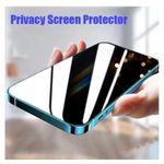 Generic 2PCS Privacy Screen Protector for iP 13 / 13 Mini / 13 Pro / 13 Pro Max – Anti-Spy Tempered Glass - image 2