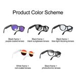 product_image_name-Generic-W611 AI Smart Glasses for Photography – HD Image Capture Bluetooth Sunglasses with UV Protection (Multiple Lens Options - Purple / Black / Blue Light / Photochromic / Red Coated)-2