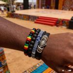 product_image_name-Fashion-4 Pcs/Set Multi-Layer Men's Solid Color PU Leather Braided Bracelet-2