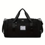 product_image_name-Gukbis-Large capacity sports and fitness bag for men, travel tote bag, Oxford cloth, suitable for clothing and luggage - Black-3