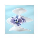 Generic Flower Pattern Elastic Silicone Swim Cap for Adults Waterproof - image 3
