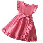 Kids Corner Girl Summer Casual Dress- Peach
