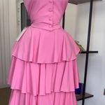 Fashion Clasic halter v neck with multi layer skirt - image 2