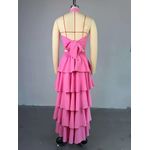 Fashion Clasic halter v neck with multi layer skirt - image 3