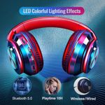 product_image_name-Timack-Wireless Bluetooth Headset Headphones Color Luminous Card Plugged into Game Music Sports Support Mobile Computer-2