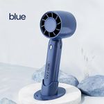 product_image_name-Generic-1pc Portable Mini Fan, Handheld USB Electric Fan-Three Gears Wind Quiet & Powerful, Small & Compact Perfect for Travel, Built-in Rechargeable Large Capacity Battery Provides Long Duration-4