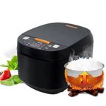 Smart  QUALITY Intelligent Fixed Time Automatic Rice Cooker - 5L - Black