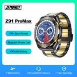 product_image_name-Generic-Z91 ProMax Outdoor Smartwatch AMOLED Display AI Voice Health Features - Gold-1