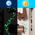 product_image_name-Generic-Green Light Butterfly Wall Decoration Luminous Wall Stickers-Suitable For Living Room Bedroom Background Decoration-4