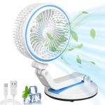 Generic rechargeable folding table fan - image 3