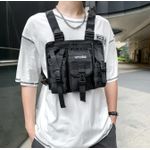 product_image_name-Adaguen-Men's Classic Chest Vest Bag - Black -2