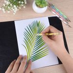 product_image_name-Generic-Carbon Copy Paper, 100 Sheets Black Graphite Paper  and 5 Pieces Ball Embossing Styluses-5