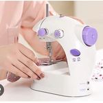 AD Portable Mini Manual  Sewing Machine  - Multicolour - image 2