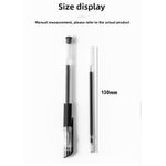 product_image_name-Generic-5Pcs Black Bullet 0.5mm Replaceable Refill Gel Pen (Free 10PCs Refill)-5