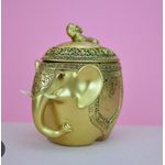 AD Elephant  Home Decor for Homes and Offices - Gold