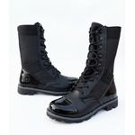 product_image_name-Army Strong-Tactical Combat Black patent leather boot-2