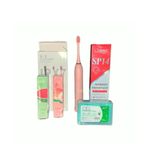 product_image_name-Generic-Electric Toothbrush 4-in-1 Dental Care Kit with Toothpaste, Floss & Breath Spray-2