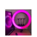 product_image_name-Generic-22 RGB Ring Light With Tripod  Stand & 3Pcs  Phone Holder -3