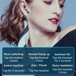 product_image_name-Generic-Wireless Bluetooth Earphone S20 Touch LED Stereo Audio Black-8