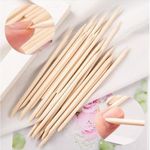 Generic 500PCS French False Nail Tips Set with Nail Art Brushes - image 2