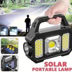 Generic LED solar hand lamp, solar flashlight, multi-function outdoor work light