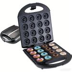Generic 16 Piece Slot multifunctional donut maker - donut breakfast maker - black