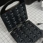 Generic 16 Piece Slot multifunctional donut maker - donut breakfast maker - black - image 4