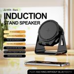 product_image_name-Vodra-4-in-1 Wireless Charging Stand with 5.3 Bluetooth Speaker Induction Speaker – Black-1