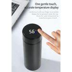Generic LED Personalized Water Bottle with Temperature Display,500ml - Black - image 4