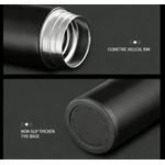 Generic LED Personalized Water Bottle with Temperature Display,500ml - Black - image 5