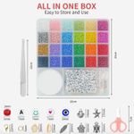 Fashion DIY Beaded Bracelet Making Kit 4000 Pieces - image 5