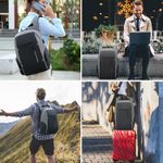 product_image_name-Fashion-Laptop Backpack With USB Charger Port - Black-5