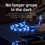 Generic 3in1 flowing LED light charging wire Multifunction 3A Fast Charging Cable - image 5