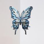 Generic Painted Butterfly Corner Shelf, Wooden Floating Shelf, Decorative Wall Shelf - image 5