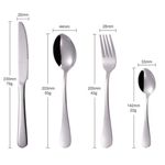 Generic 24pcs Cutlery Gift Set- Silver - image 2