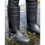 product_image_name-Generic- High Knee Waterproof Rain Boots Black-Size 44-3