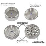 NELLY LENNIS Zinc Herb Crusher/Grinder - 40mm - Blue - image 2
