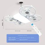 Generic 2026 New Model Screw-Base  Fan Lightan Light - image 2