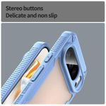 product_image_name-Generic-Slim Luxurious Brushed Matte Protective Cover for Google Pixel With Protective Airbags At All Corners, Blue.-5