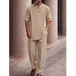 Kaftan Bold men's native wear - beige