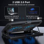 product_image_name-SIKITUT-Laptop Stand with Cooling Fan Laptop Cooler Quiet Notebook Cooling Pad with Adjustable Stand-4