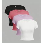 Fashion Basic Top- 1pc of Women’s short sleeved Top