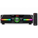 Djack Portable Super Power LED Mini Home Theater System Player - Black - image 2