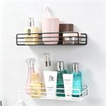 Generic 2 pots of Wall-mounted bathroom shelves, kitchen storage racks, bathroom shelves, bathroom accessories, living room storage racks, no-drill shelves - image 2