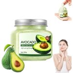 SADOER Avocado Exfoliating Bath Salt Body Scrub – 350g, Smooth & Glow