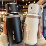 Generic 800ml Large Capacity 316 Stainless Steel Water Bottle-Black - image 2