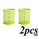 A & Shine 2pcs Cylinderical Desktop Pen Holder Organize - Multicolor