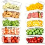 KnMn 10-Piece 16x12CM Stackable Food Storage Containers - BPA-Free Plastic, Transparent, Microwave & Dishwasher Safe - image 7