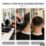 A C R 3pcs Professional Barber's Dusting Brush - Black - image 2