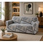 Generic 1/2/3/4 Sofa Cover Couch Slipcover Stretch Elastic Fabric Seater Protector- Multi